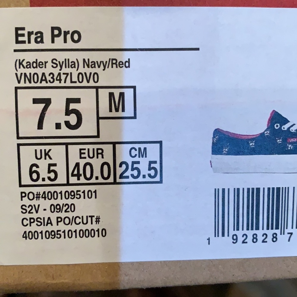 VANS ERA PRO KADER SYLLA NAVY/RED WMNS - Picture 16 of 16